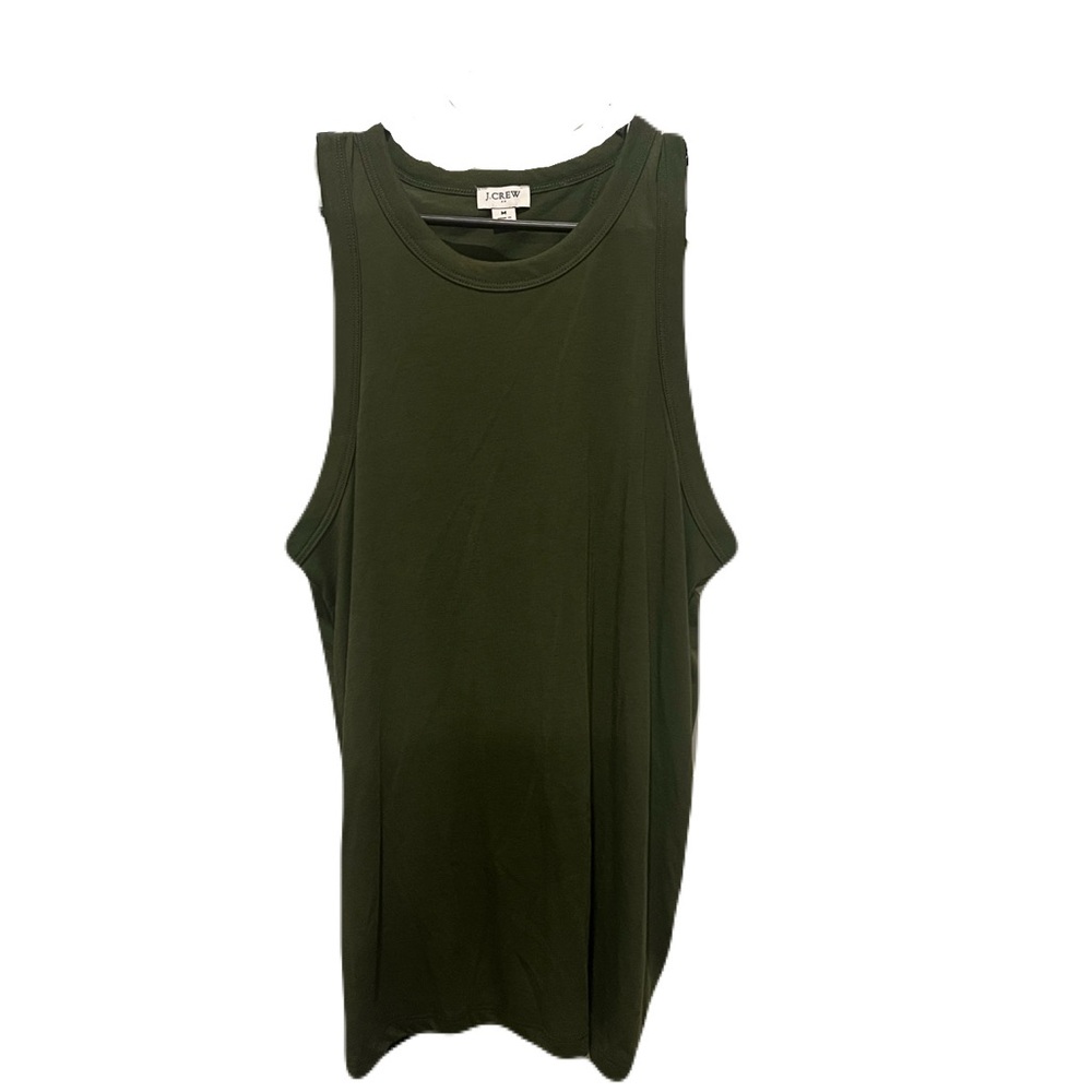 J. Crew Women's Tie Back Tank Top Size Medium/Olive Green